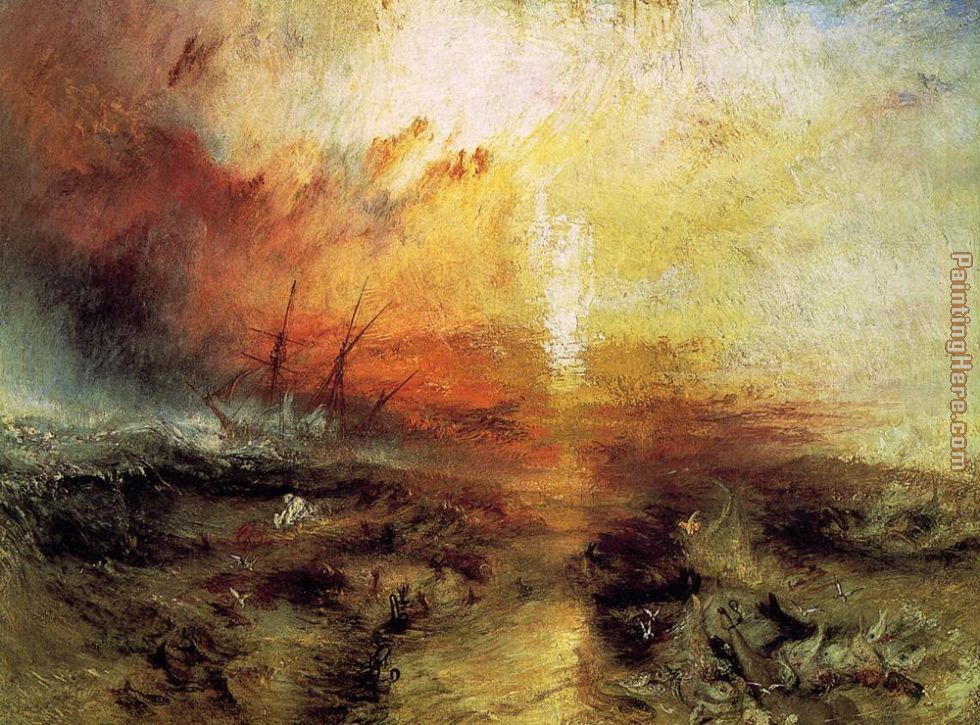 The Slave Ship painting - Joseph Mallord William Turner The Slave Ship art painting
